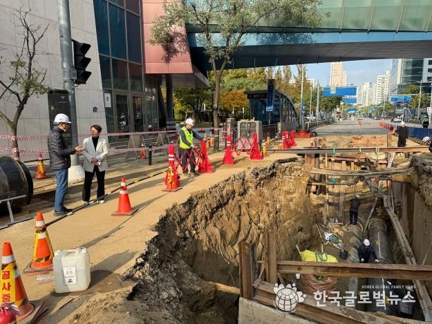 군포시 산본, 당정동 일대 열난방 공급 중단…경기도의회 성복임 의원 현장 점검