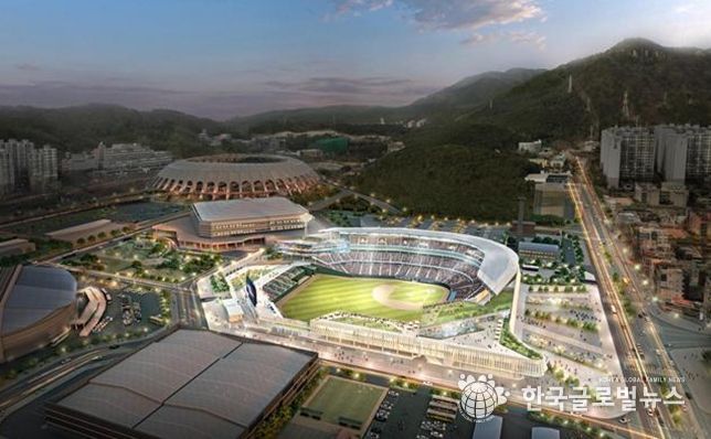 사직야구장 재건축 조감도