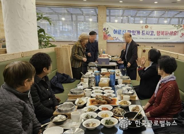 수원시 팔달구 화서1동, 홀몸어르신께 생신상으로 온기 전해