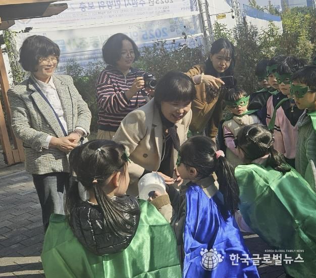 수원시 영통구 매탄1동, 사랑유치원과 우유팩 교환 체험 활동 실시