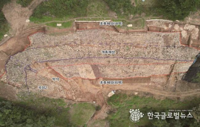 대구 팔거산성 3차 발굴조사 대상구역 전경(직상방)