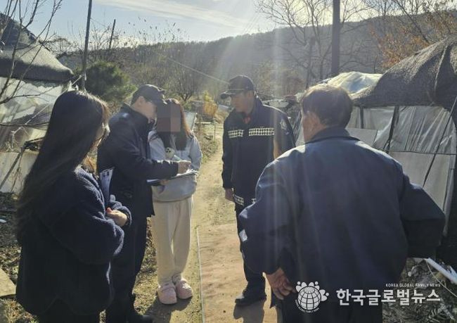 수원시 장안구 연무동, 겨울철 대설 대비 주거용 비닐하우스 점검