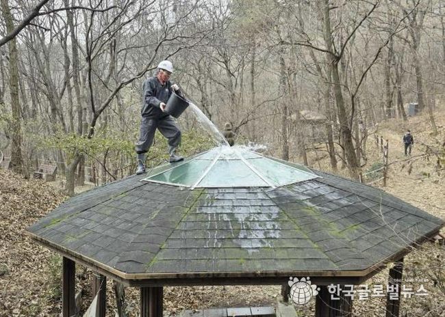 수원시 장안구, 가을철 맞아 비가림시설 및 취수구 청소 실시