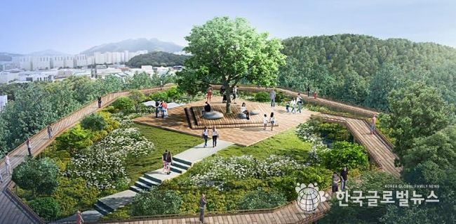 추동 숲정원 하늘마당 조감도