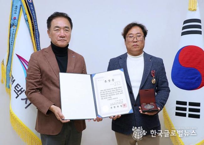 평택시, ‘6․25전쟁 故 김준기 님 무공훈장’ 손자에게 전수