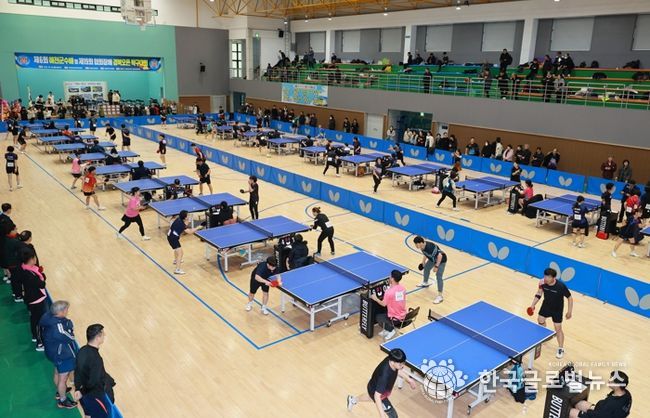 제6회 예천군수배 및 제19회 협회장배 경북오픈 탁구대회 개최