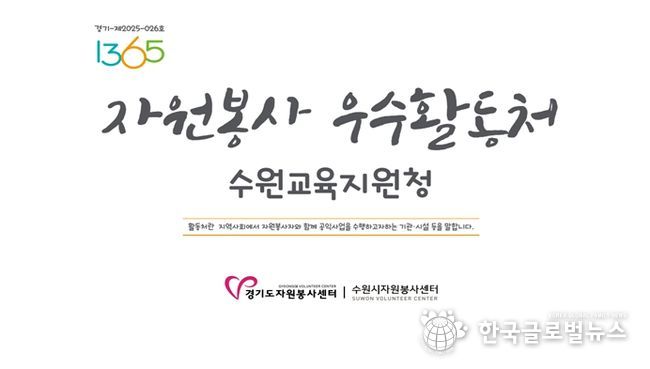 우수활동처 현판