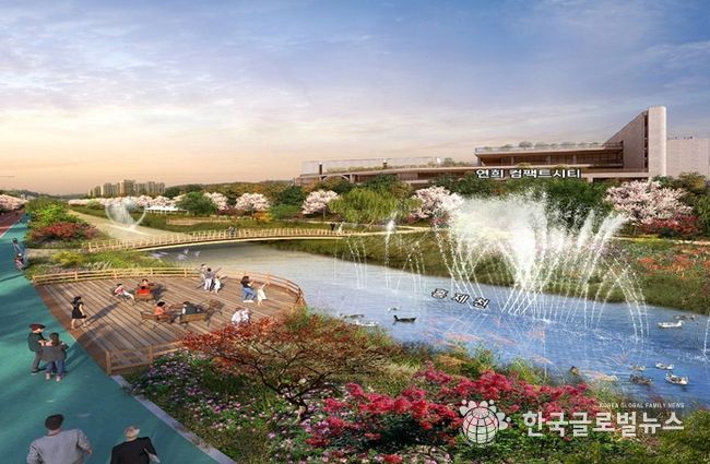 시행 후 홍제천(가좌역 부근)