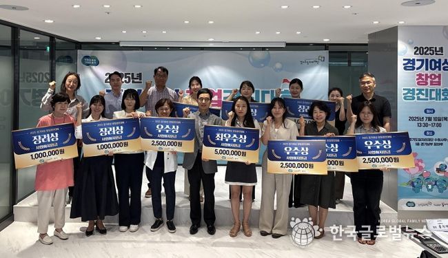‘2025년 경기여성 창업경진대회’ 시상식