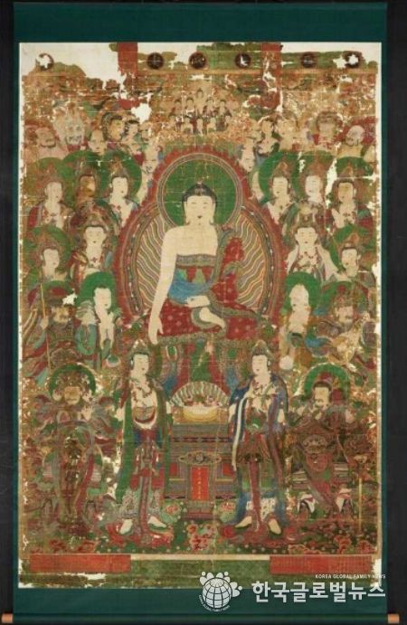 ‘영축사’명 영산회상도