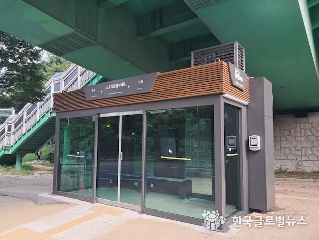안성시, 버스정류장 스마트 쉘터 한파쉼터로 운영