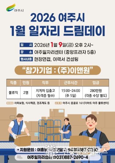 여주시, 2026년 첫 일자리드림데이로 새 출발 응원