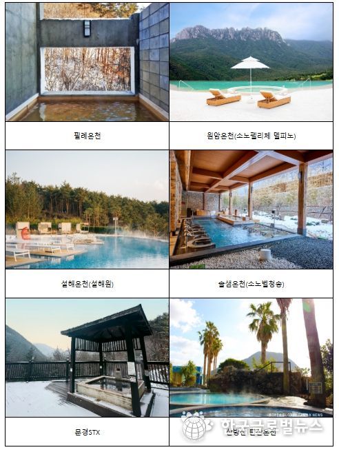행정안전부(출처: 지자체 및 온천시설 홈페이지)