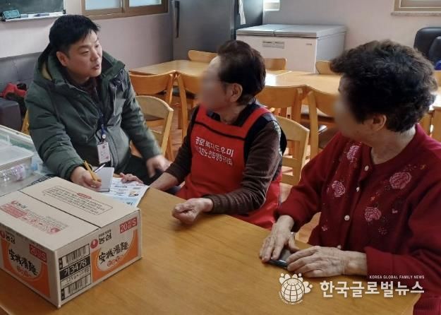 수원시 영통구 영통2동, 경로당 방문해 겨울철 안전관리 점검