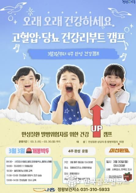 시흥시 정왕보건지소, 고혈압·당뇨 건강리부트 캠프 운영