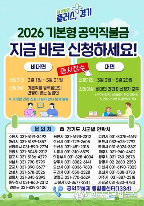 2026 기본형 공익직불금
