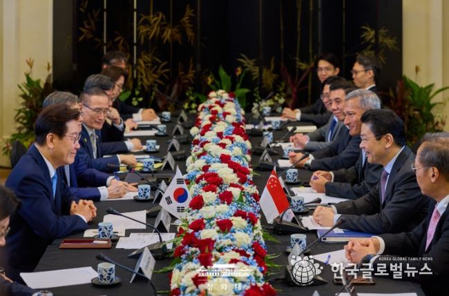 한-싱가포르 정상회담(청와대)