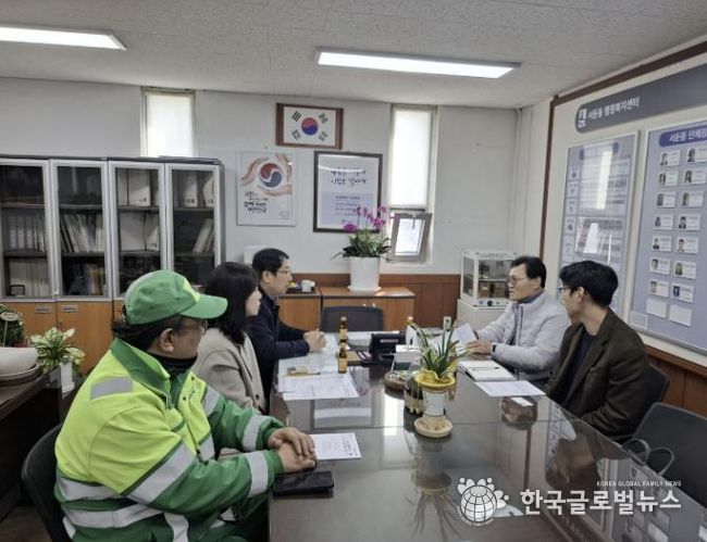 수원시 권선구 서둔동, 청소 대행업체와 간담회…
