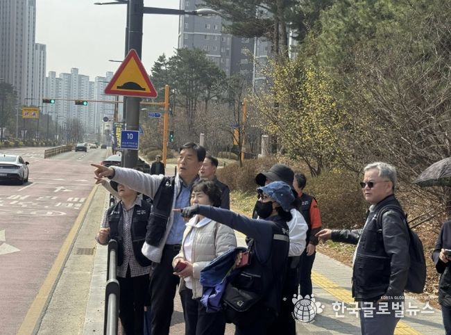 수원시 장안구 정자1동, ‘찾아가는 마을 톡(Talk)파원’순찰 진행