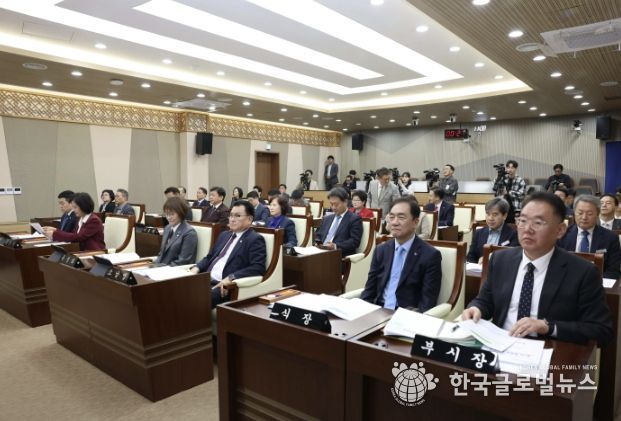 제261회 임시회 제2차 본회의 전경