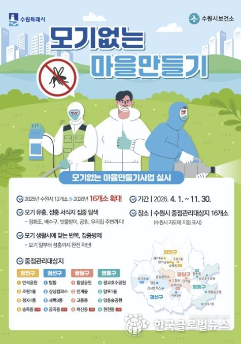 ‘모기없는 마을만들기 사업’ 홍보물