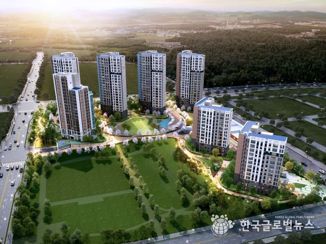 고덕 자연앤 하우스디 조감도