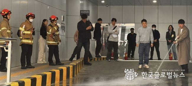 수원시 팔달구 매산동, 매산복합청사 실전형 합동소방훈련 실시