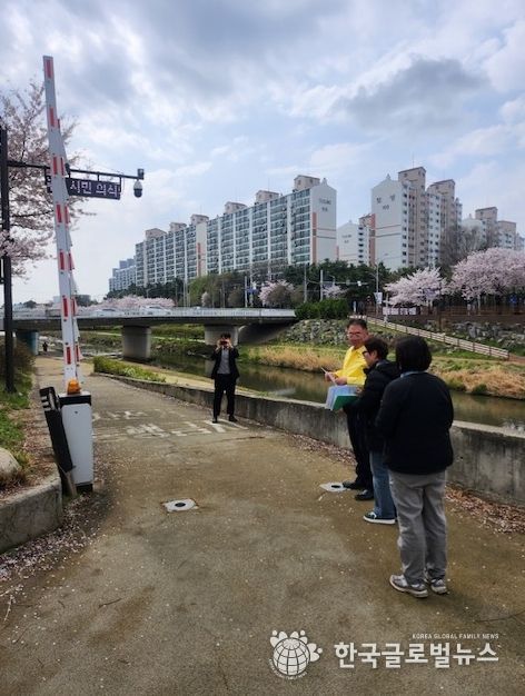 이성호 평택부시장, 우기 대비 주요 하천 긴급 현장점검