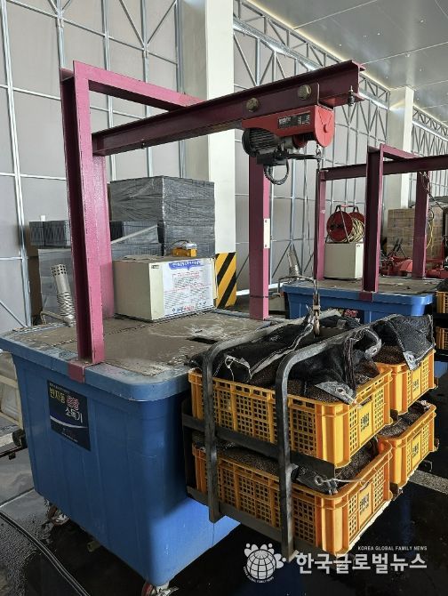 벼 종자 소독 현장